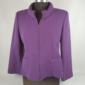 Armani Collezione Full Zip Sweater Jacket, 12, Vtg